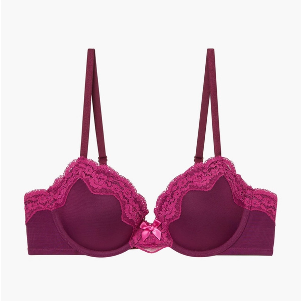 Savage X Fenty Purple t-shirt bra.